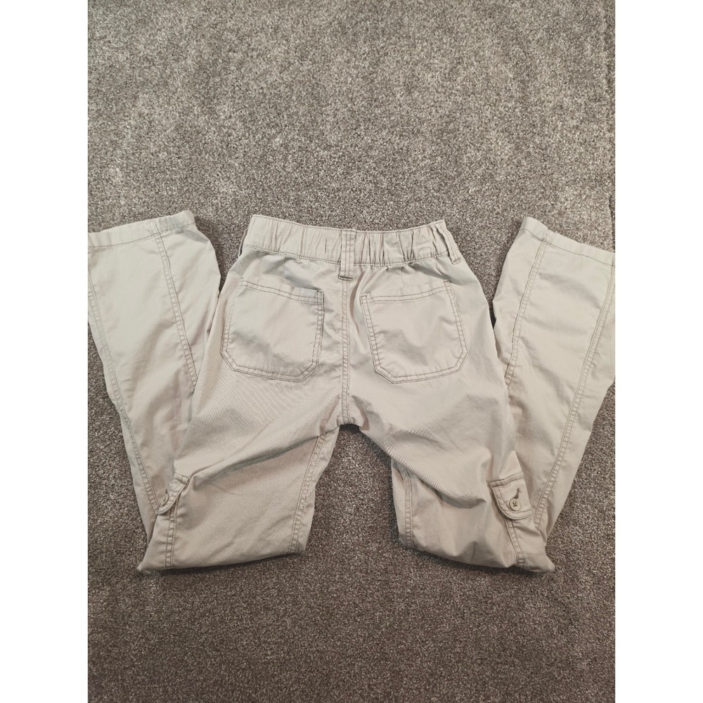 Hollister Mid-Rise Relaxed Boot Cargo Pants Tan Khaki 000R W23 Utility Y2K - Picture 10 of 10